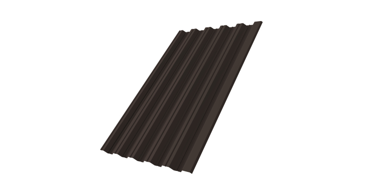 Профнастил HC35R 0.45 Drap ST RR 32 темно-коричневый