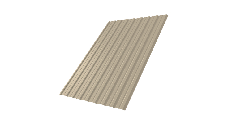 Профнастил С10В 0.5 Satin RAL 1015 светлая слоновая кость