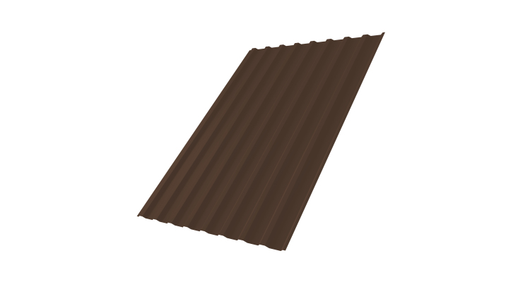 Профнастил С20В 0,45 Drap RAL 8017 шоколад