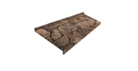 Отлив простой 250мм 0,45 Print Elite King Stone TwinColor (3м)
