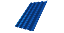 Профнастил НС44 0,5 Satin RAL 5005 сигнальный синий
