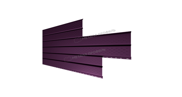 Софит Металл Профиль перфор. Lбрус-XL-14х335 (VALORI-20-Violet-0.5)