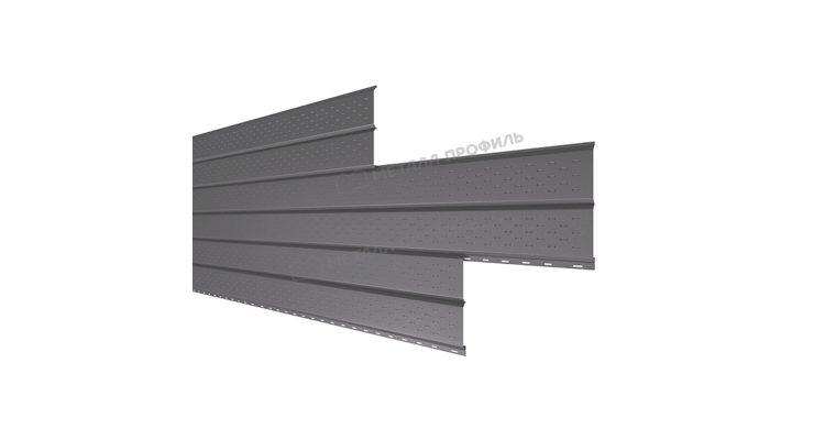 Софит Металл Профиль перфор. Lбрус-XL-14х335 (VALORI-20-Grey-0.5)