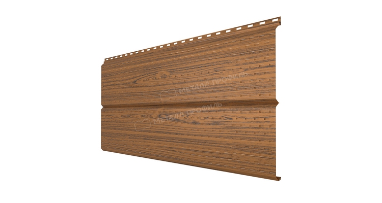 Софит Металл Профиль перфор. Lбрус-XL-14х335 (ECOSTEEL_T-01-ЗолотойДуб-0.5)