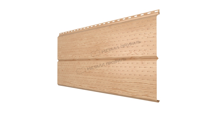 Софит Металл Профиль перфор. Lбрус-XL-14х335 (ECOSTEEL_T-01-Сосна-0.5)