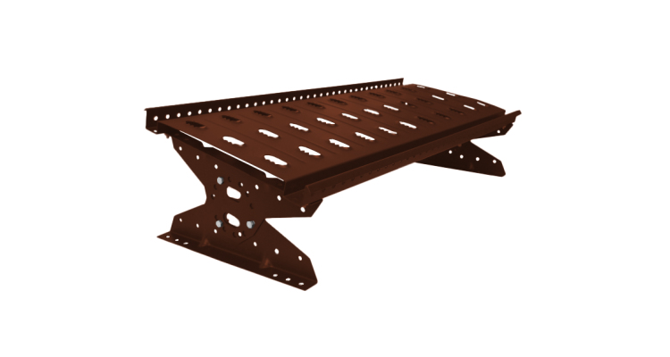 Мостик переходной для фальцевой кровли Grand Line RAL 8004 1м